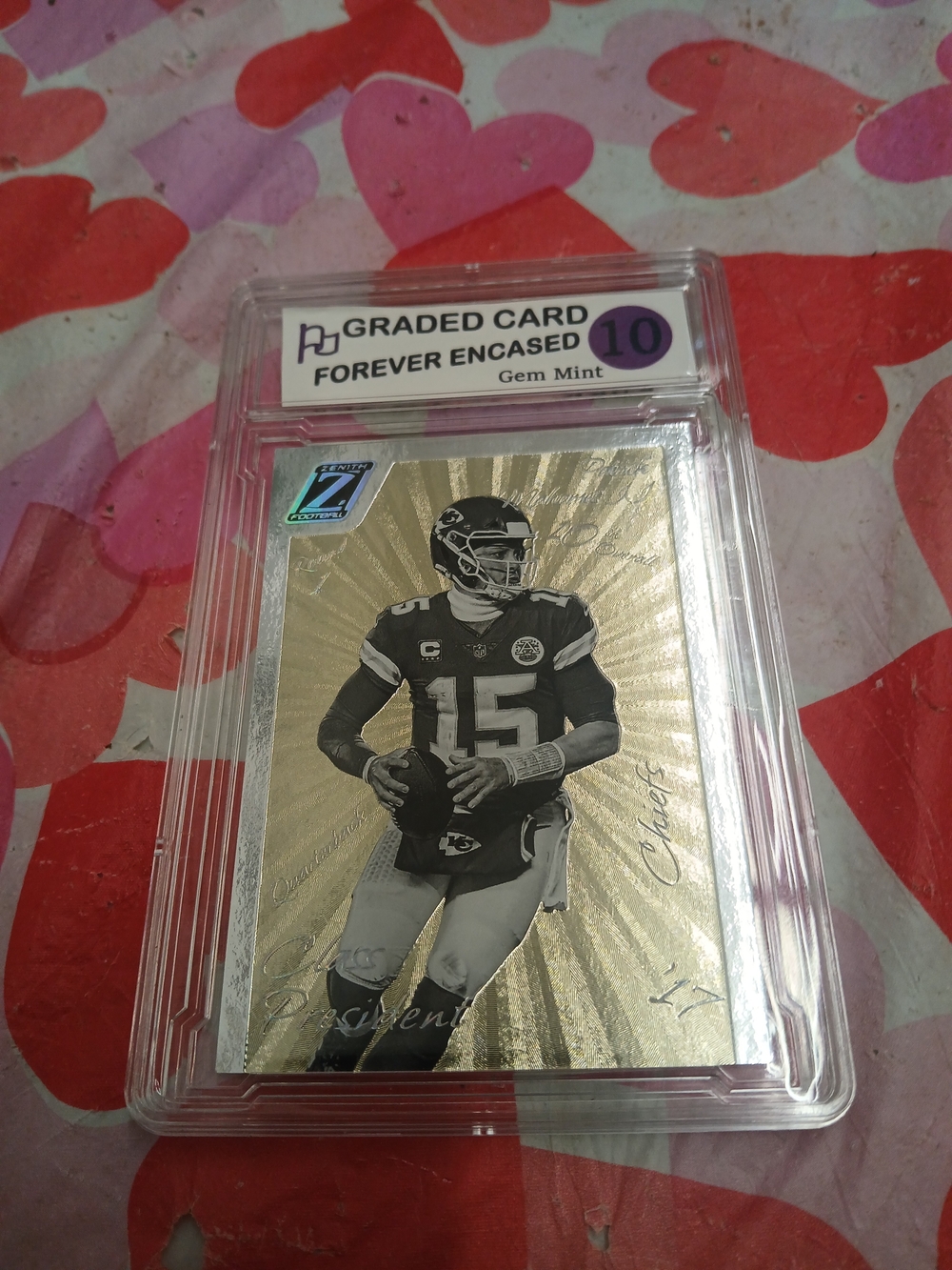 2022 Zenith Class President- Patrick Mahomes Gem Mint Compare At $87
